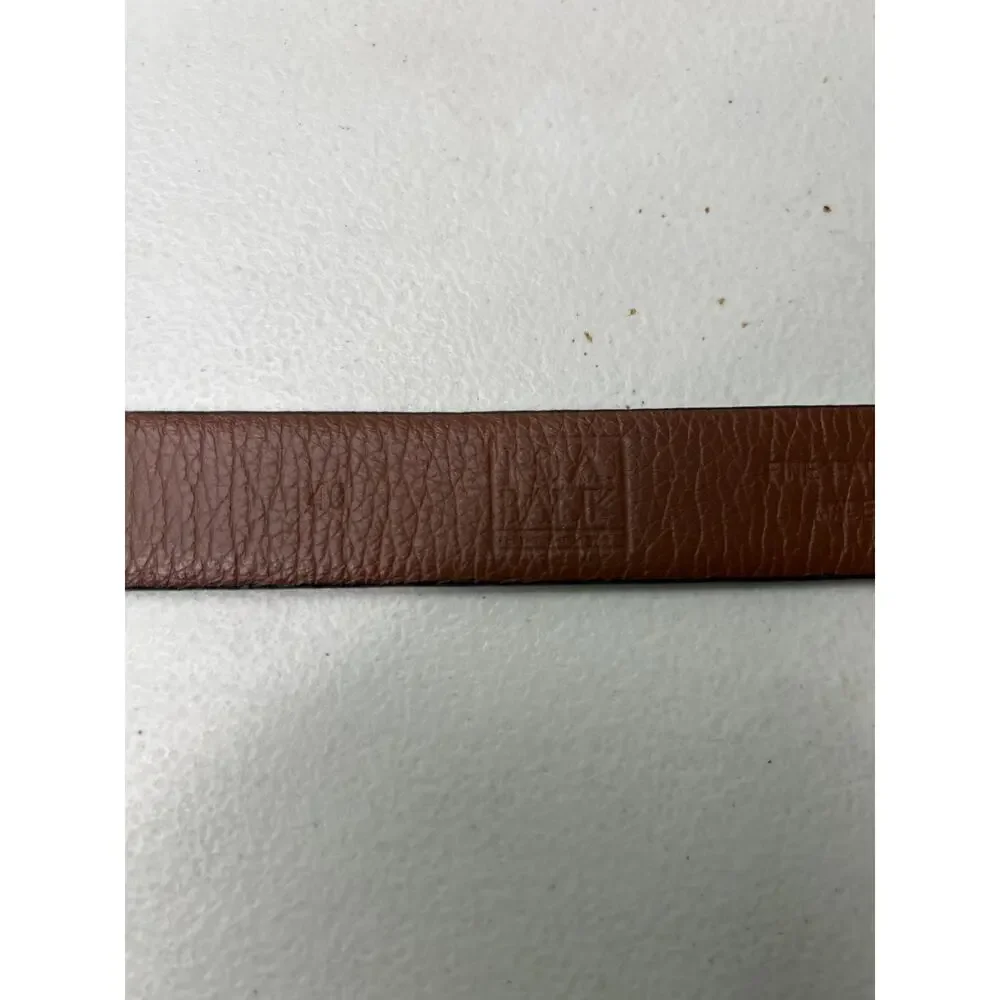 Jos. A. Banks Fine Italian Leather Black Belt with Silver Buckle. Size 40